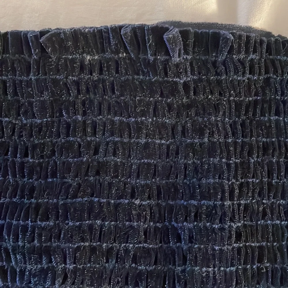 3 For $30 - LF Navy Velvet tube top - Picture 3 of 4